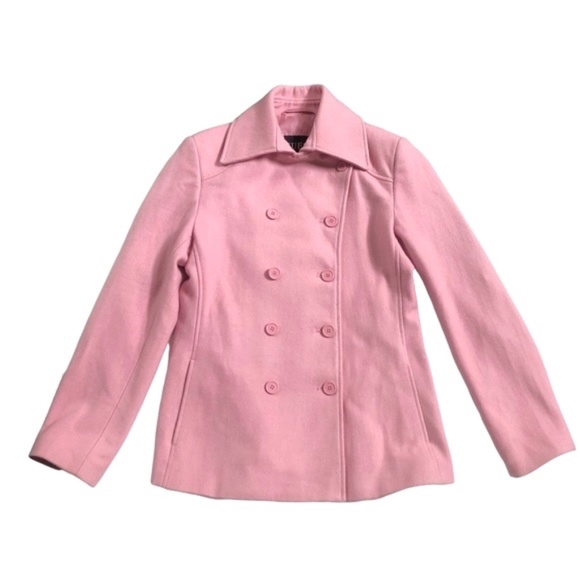 Guess Jackets & Blazers - Guess Light Pink Peacoat Jacket M
